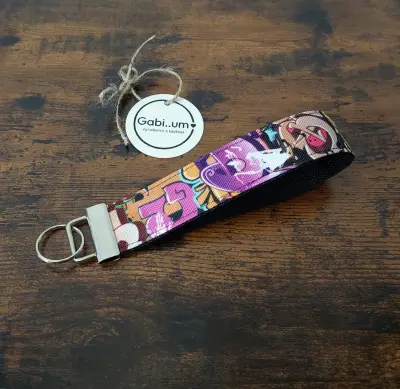 Klíčenka ručně šitá omyvatelná