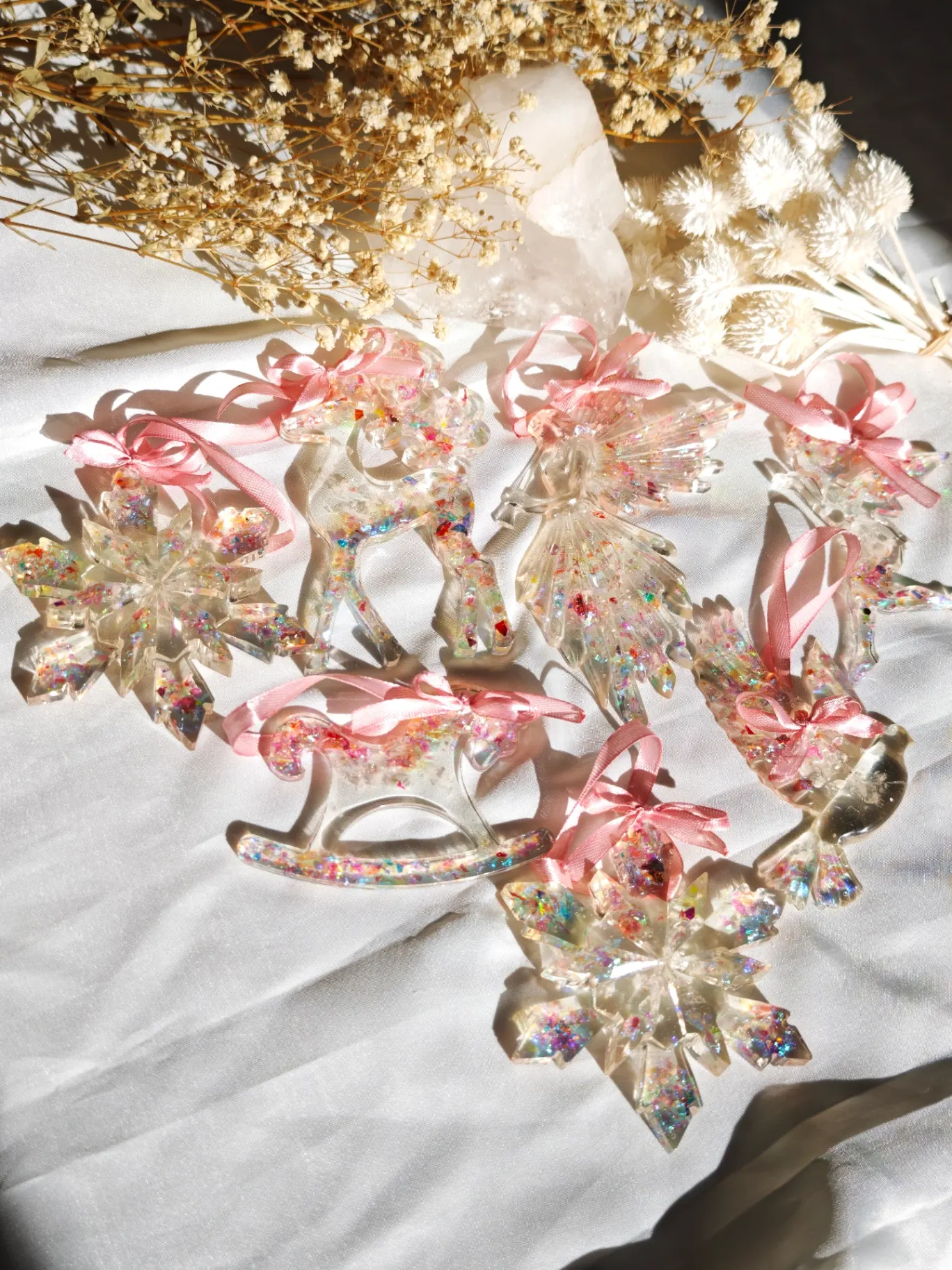 Vánoční sada ozdob s křišťálem 1